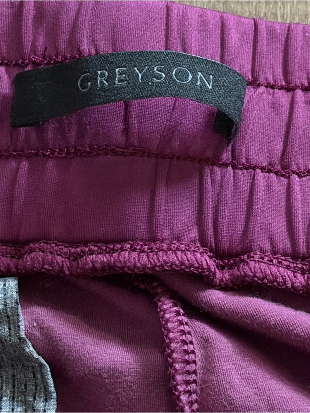 Greyson Men M Golf Jogger Athletic Stretch Sweatpants Gym Plum/Purple - Picture 3 of 14